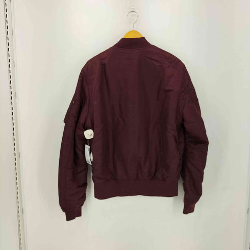 アルファインダストリーズ ALPHA INDUSTRIES SLIM FIT MA-1 ボンバージャケット メンズ JPN:XL
