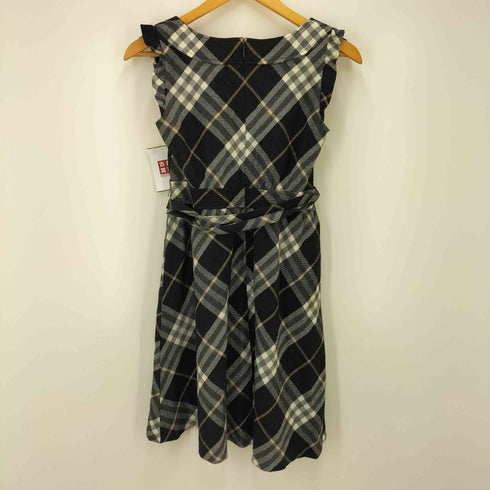 バーバリーブルーレーベル BURBERRY BLUE LABEL チェック柄チュニックワンピース レディース 36