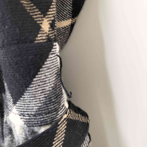 バーバリーブルーレーベル BURBERRY BLUE LABEL チェック柄チュニックワンピース レディース 36