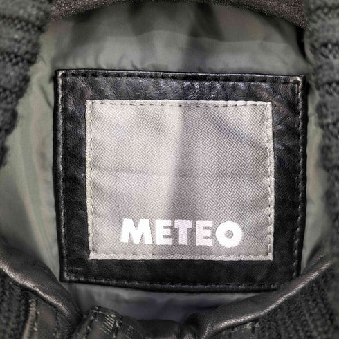 METEO ラムレザー フライトジャケット レディース FR:36