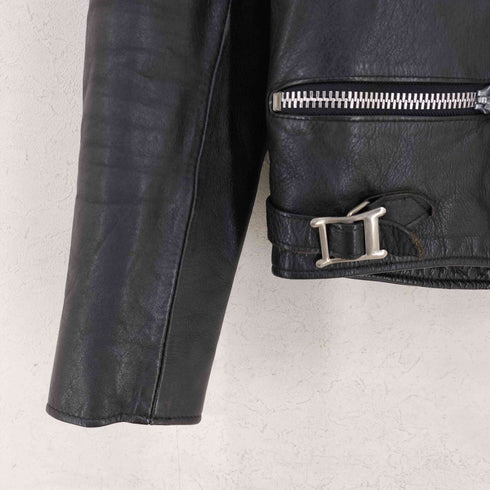 WOLF LEATHERS セミダブル ライダースジャケット ロンジャン メンズ