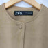 ザラ ZARA ノーカラーフェイクスエードコート レディース import:XS