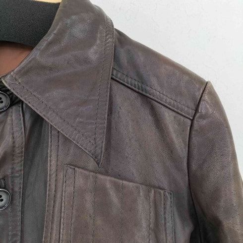 MODE INTERNATIONAL レザー シャツジャケット メンズ 170