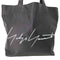 ヨウジヤマモト Yohji Yamamoto シグネチャーロゴカウレザートートバッグ メンズ