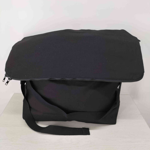 ヨウジヤマモト Yohji Yamamoto シグネチャーロゴキャンバスメッセンジャーバッグ メンズ ONE SIZE