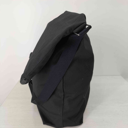 ヨウジヤマモト Yohji Yamamoto シグネチャーロゴキャンバスメッセンジャーバッグ メンズ ONE SIZE