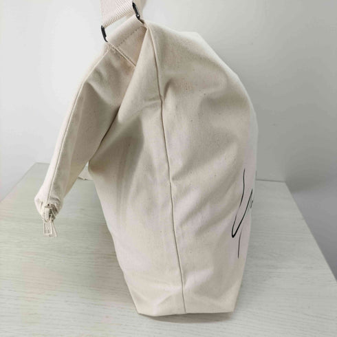 ヨウジヤマモト Yohji Yamamoto シグネチャーロゴキャンバスメッセンジャーバッグ メンズ ONE SIZE