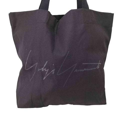 ヨウジヤマモト Yohji Yamamoto シグネチャーロゴキャンバストートバッグ メンズ ONE SIZE