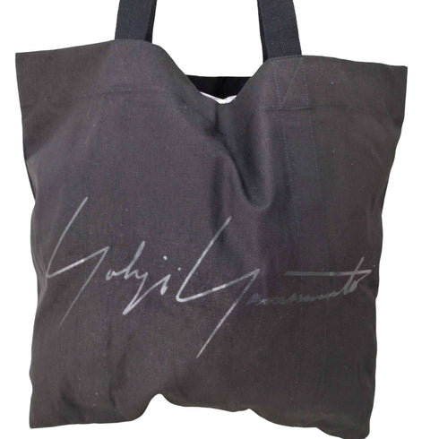 ヨウジヤマモト Yohji Yamamoto シグネチャーロゴキャンバストートバッグ メンズ ONE SIZE