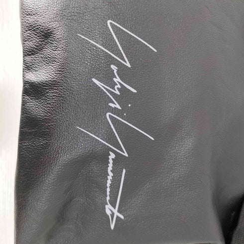ヨウジヤマモト Yohji Yamamoto シグネチャーロゴカウレザーミニトートバッグ メンズ ONE SIZE