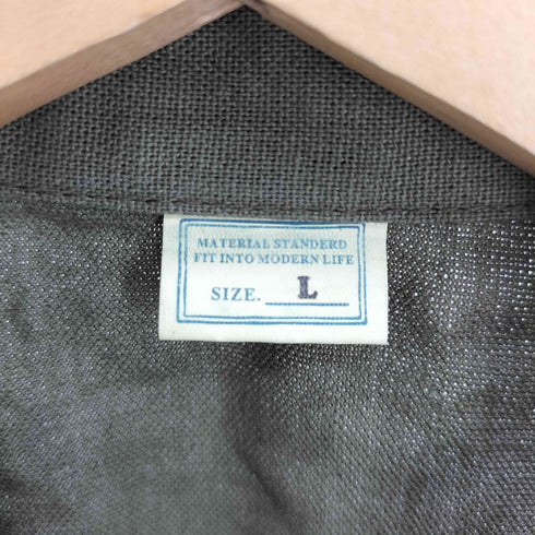 MATERIAL STANDERD フラップポケット S/S ミリタリーシャツ メンズ JPN:L