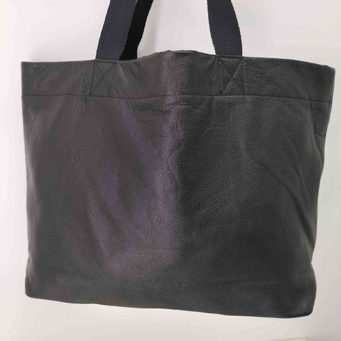 ヨウジヤマモト Yohji Yamamoto シグネチャーロゴカウレザーミニトートバッグ メンズ ONE SIZE