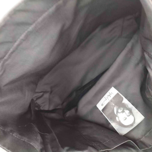 ヨウジヤマモト Yohji Yamamoto シグネチャーロゴカウレザーミニトートバッグ メンズ ONE SIZE