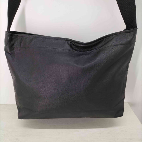 ヨウジヤマモト Yohji Yamamoto シグネチャーロゴカウレザーミニトートバッグ メンズ ONE SIZE
