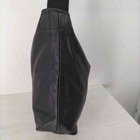 ヨウジヤマモト Yohji Yamamoto シグネチャーロゴカウレザーミニトートバッグ メンズ ONE SIZE