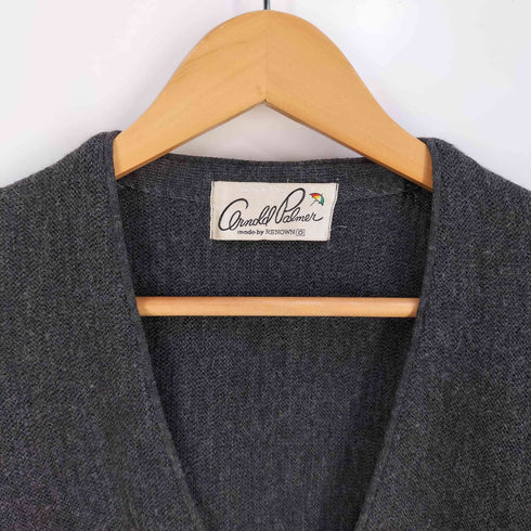 アーノルドパーマー Arnold Palmer ロゴ刺繍 ニットカーディガン メンズ 90