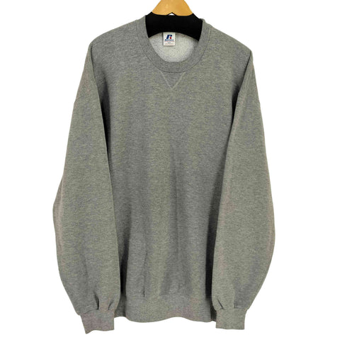 ラッセルアスレチック RUSSELL ATHLETIC MADE IN MEXICO 裾ピスネーム 前V 霜降りスウェット メンズ import:XL