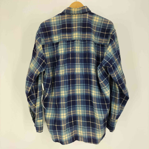 The Antique Boutique コットン リネン タータンチェック L/S シャツ メンズ import:L