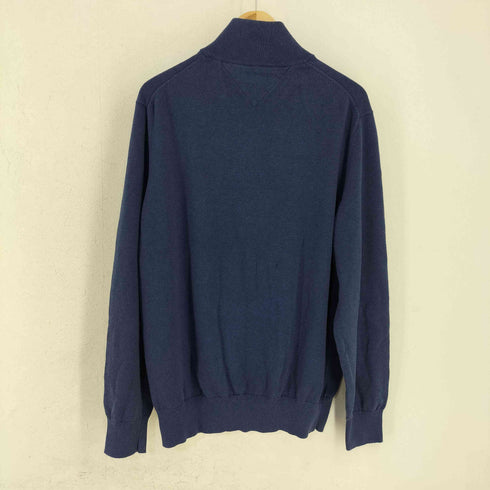 トミーヒルフィガー TOMMY HILFIGER メランジコットンハーフジップニット メンズ import:XL
