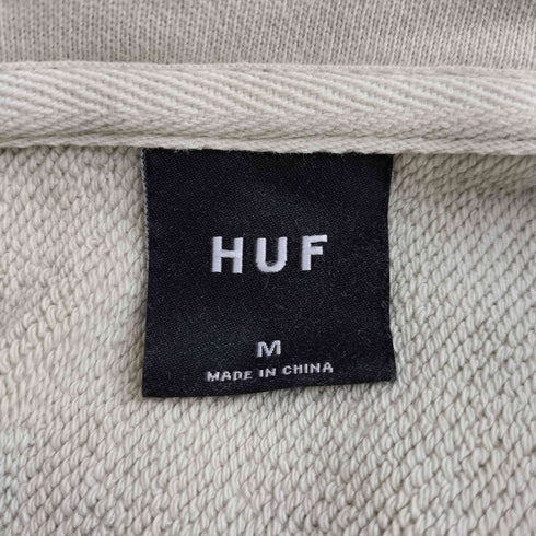 ハフ HUF ロゴ刺繍プルオーバーパーカー メンズ JPN:M