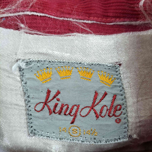 king kole 開襟コーデュロイシャツ メンズ