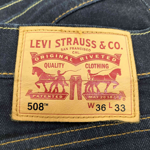 リーバイス Levis 508 ストレッチ ジップフライ デニム パンツ メンズ W36 L33