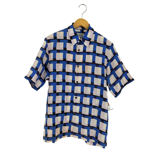 ドリスヴァンノッテン DRIES VAN NOTEN LEN LYE リネン S/S シャツ メンズ EUR:46