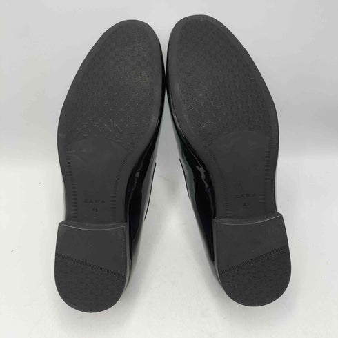 ザラ ZARA パテントレザー エナメル スリッポンシューズ オペラシューズ メンズ JPN:26.5