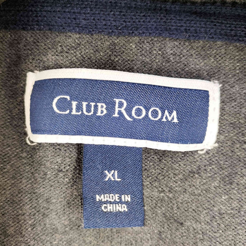クラブルーム CLUB ROOM コットンナイロン Vネックカーディガン メンズ import:XL
