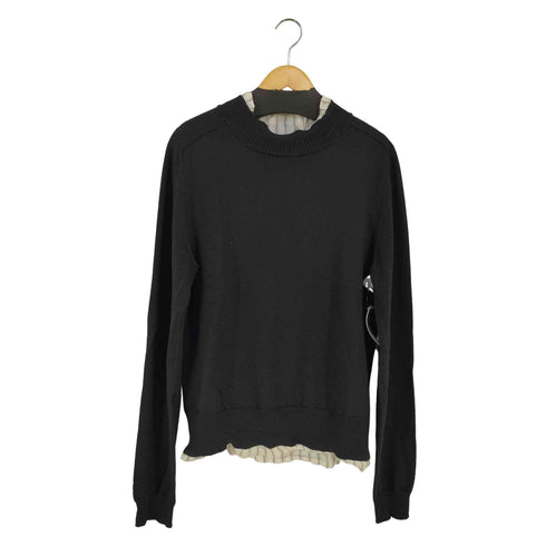 メゾンマルジェラ Maison Margiela ダメージ加工 レイヤード クルーネックニット メンズ import:XL
