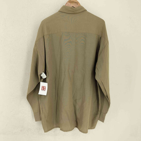 NEW STEP レーヨンポリ デザインL/Sシャツ メンズ import:L