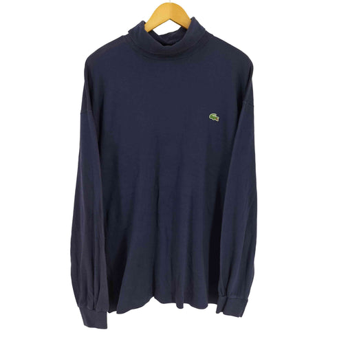 アイゾッドラコステ IZOD LACOSTE MADE IN USA フロントロゴワッペン タートルネック コットンL/Sプルオーバー メンズ import:L