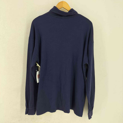 アイゾッドラコステ IZOD LACOSTE MADE IN USA フロントロゴワッペン タートルネック コットンL/Sプルオーバー メンズ import:L