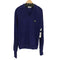 アイゾッドラコステ IZOD LACOSTE 70s 赤 糸巻タグ フロントロゴワッペン アクリルVネックニット メンズ import:M