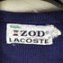 アイゾッドラコステ IZOD LACOSTE 70s 赤 糸巻タグ フロントロゴワッペン アクリルVネックニット メンズ import:M