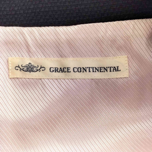 グレースコンチネンタル GRACE CONTINENTAL ウエストコード付き丸襟ショートコート レディース JPN:38