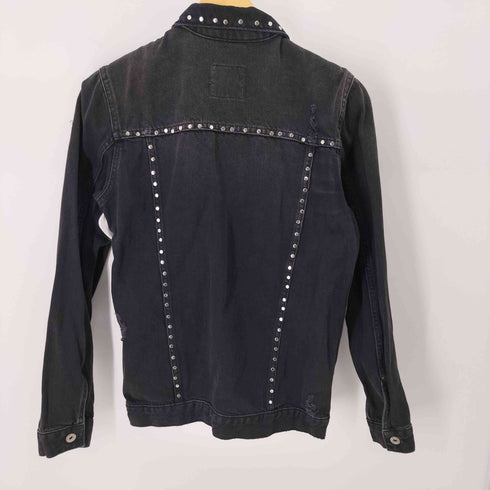 ザラマン ZARA MAN スタッズデザイン デニムトラッカージャケット メンズ import:S