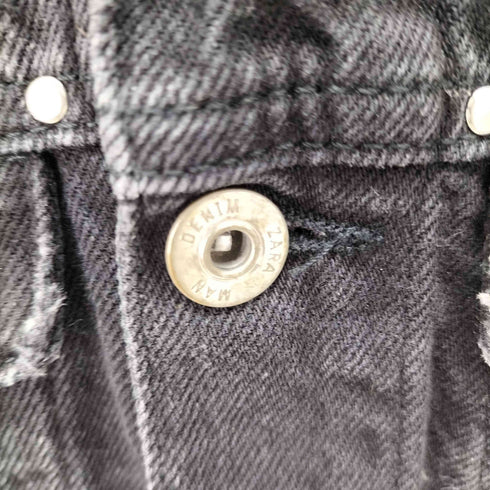 ザラマン ZARA MAN スタッズデザイン デニムトラッカージャケット メンズ import:S