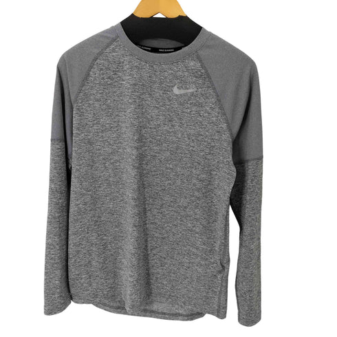 ナイキ NIKE DRY FIT クルーネック 切替 L/S カットソー テック メンズ JPN:S