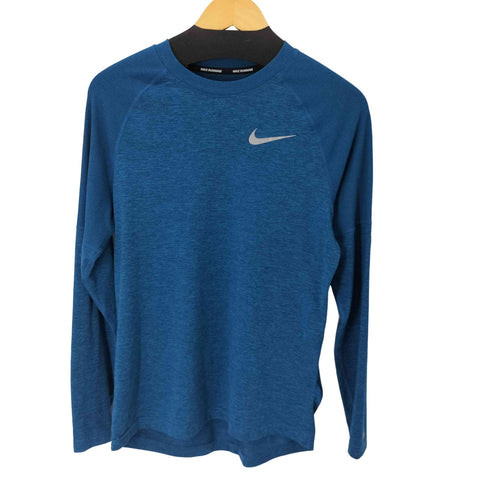 ナイキ NIKE DRY FIT クルーネック 切替 L/S カットソー テック メンズ JPN:S