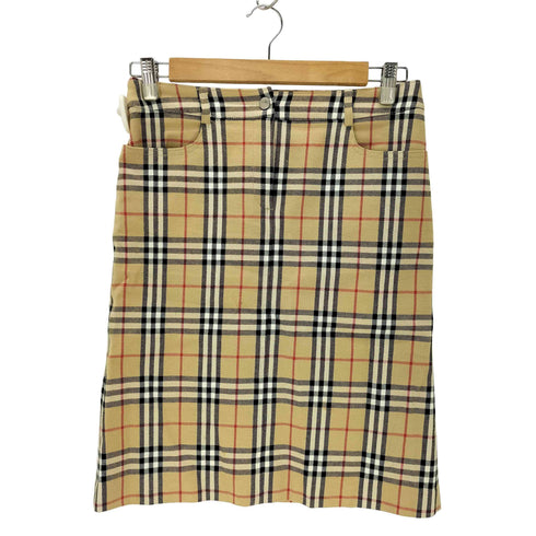 バーバリーブルーレーベル BURBERRY BLUE LABEL ノバチェックタイトスカート レディース JPN:38