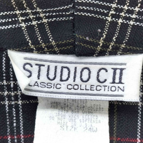 studio c usa製 チェック柄 テーラードジャケット メンズ