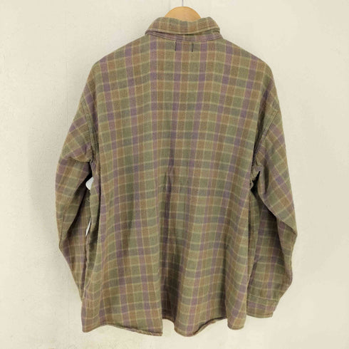 オシュコシュ OSHKOSH B'GOSH MADE IN USA フラップポケットL/Sネルシャツ 襟芯 メンズ import:XL