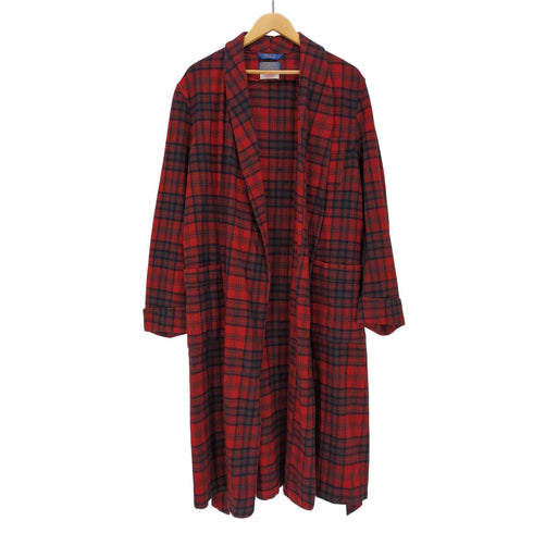 ペンドルトン PENDLETON USA製 チェックウールガウンコート メンズ JPN:L