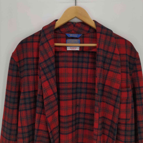 ペンドルトン PENDLETON USA製 チェックウールガウンコート メンズ JPN:L