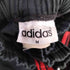 アディダス adidas 万国旗 トレフォイル刺繍 サテン トラックパンツ メンズ M