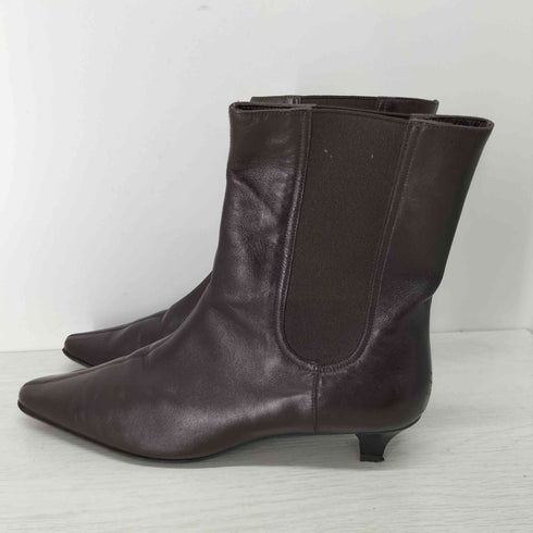 サルヴァトーレフェラガモ Salvatore Ferragamo サイドゴア ポインテッドトゥ ショートブーツ レディース 7
