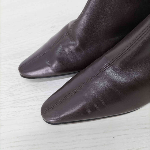 サルヴァトーレフェラガモ Salvatore Ferragamo サイドゴア ポインテッドトゥ ショートブーツ レディース 7