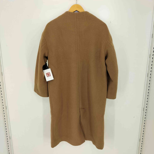 イエナ IENA ダブルビーバーVネックノーカラーコート レディース 36