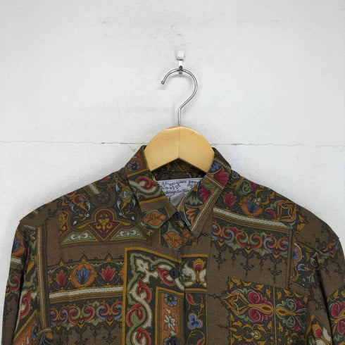 LE GARAGE MADE IN FRANCE 総柄レーヨンL/S シャツ レディース JPN:1